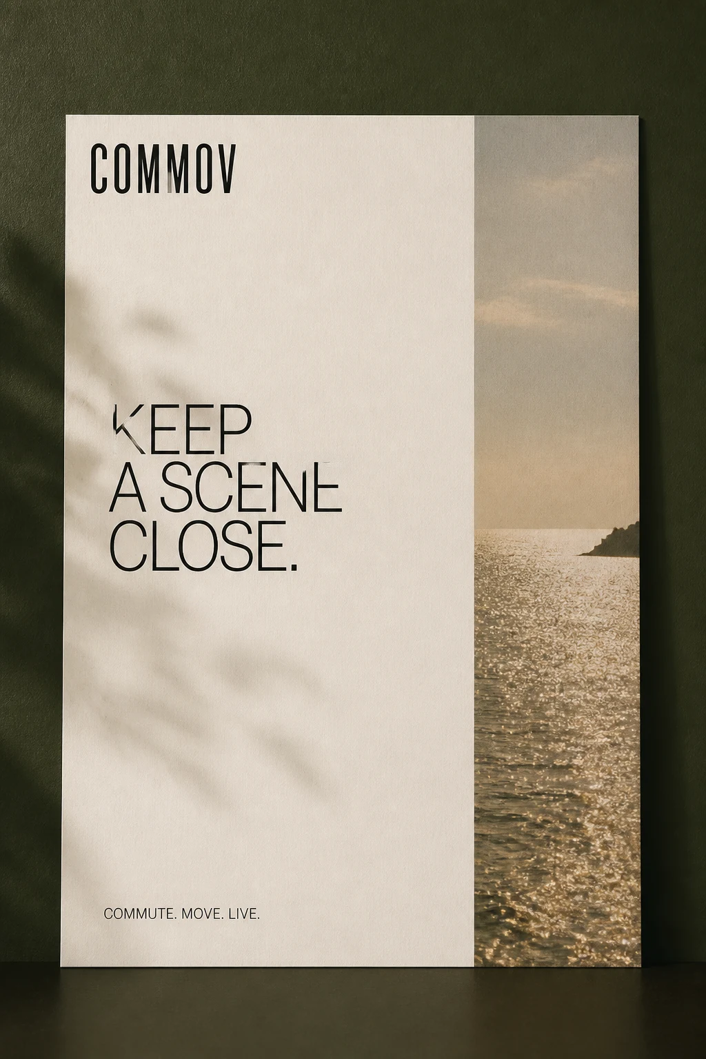 브랜드 선언 · COMMOV 브랜드 콘셉트