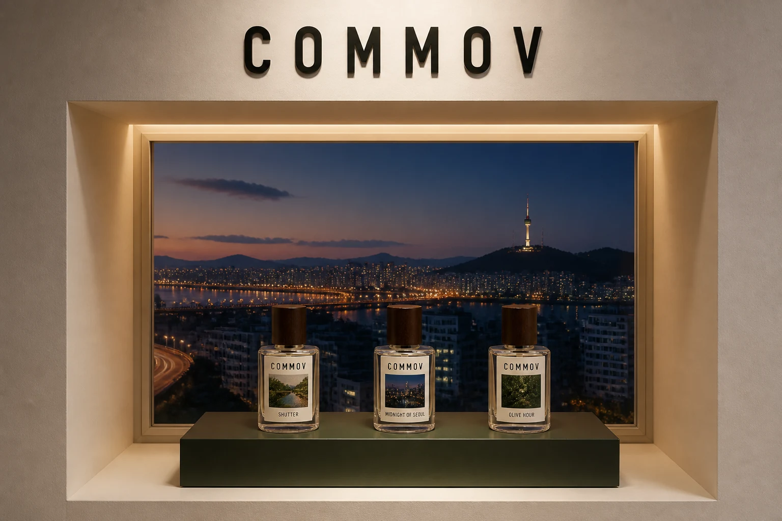 브랜드 공간 · 쇼윈도 · COMMOV 브랜드 콘셉트